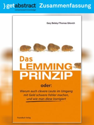cover image of Das Lemmingprinzip (Zusammenfassung)